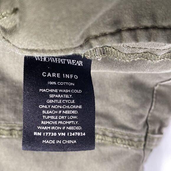 Who What Wear Army Green Utility Jacket Medium - Picture 8 of 9